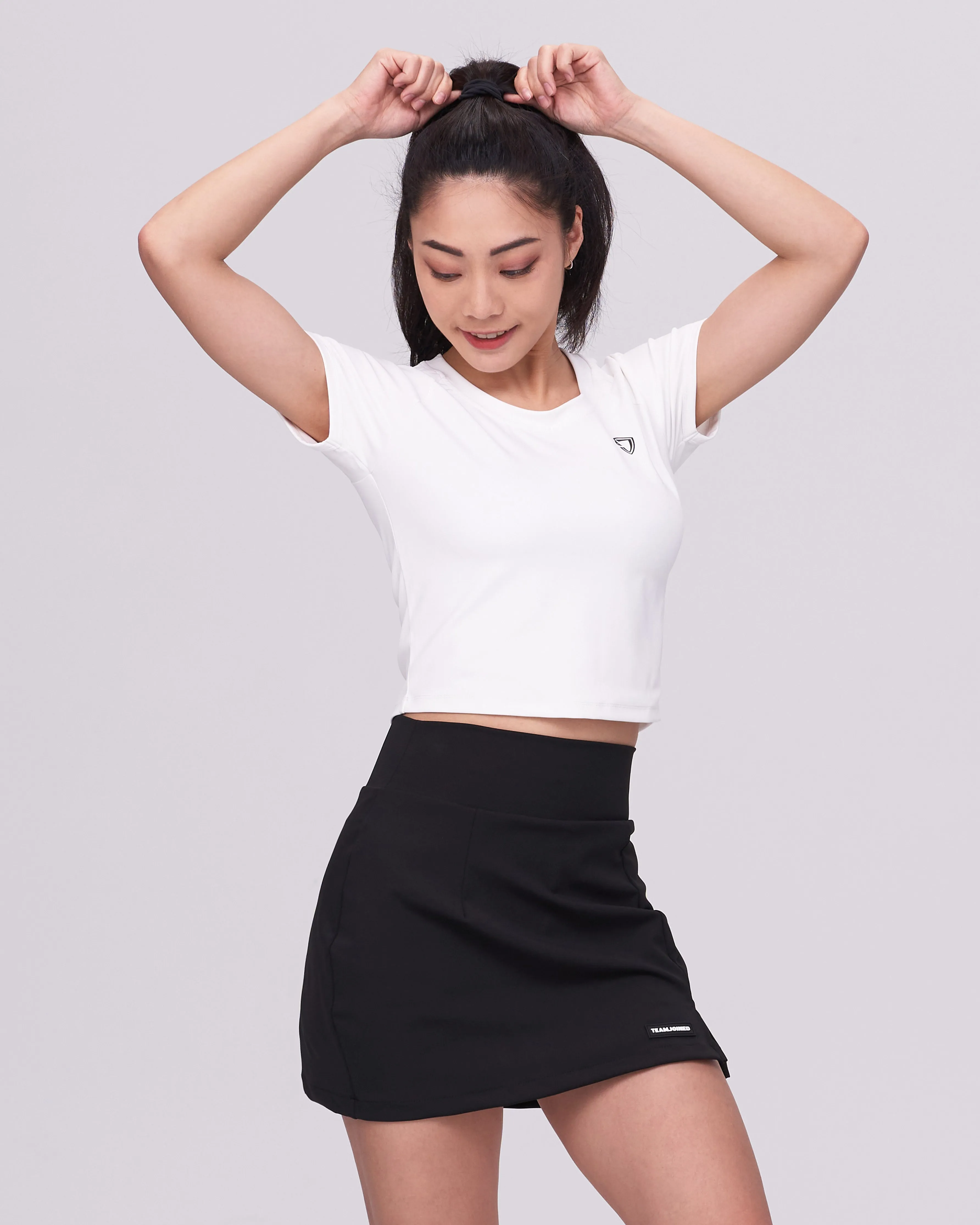 Adapt Scoop Neckline Crop Top