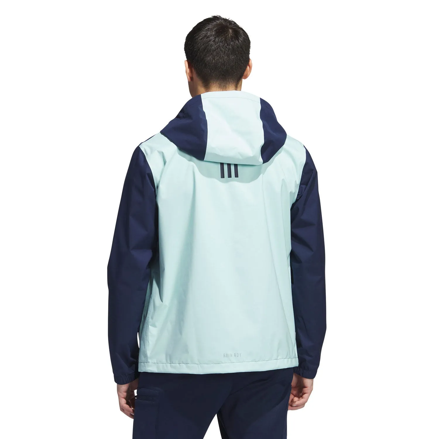 adidas Golf RAIN.RDY Full Zip Waterproof Jacket - Collegiate Navy