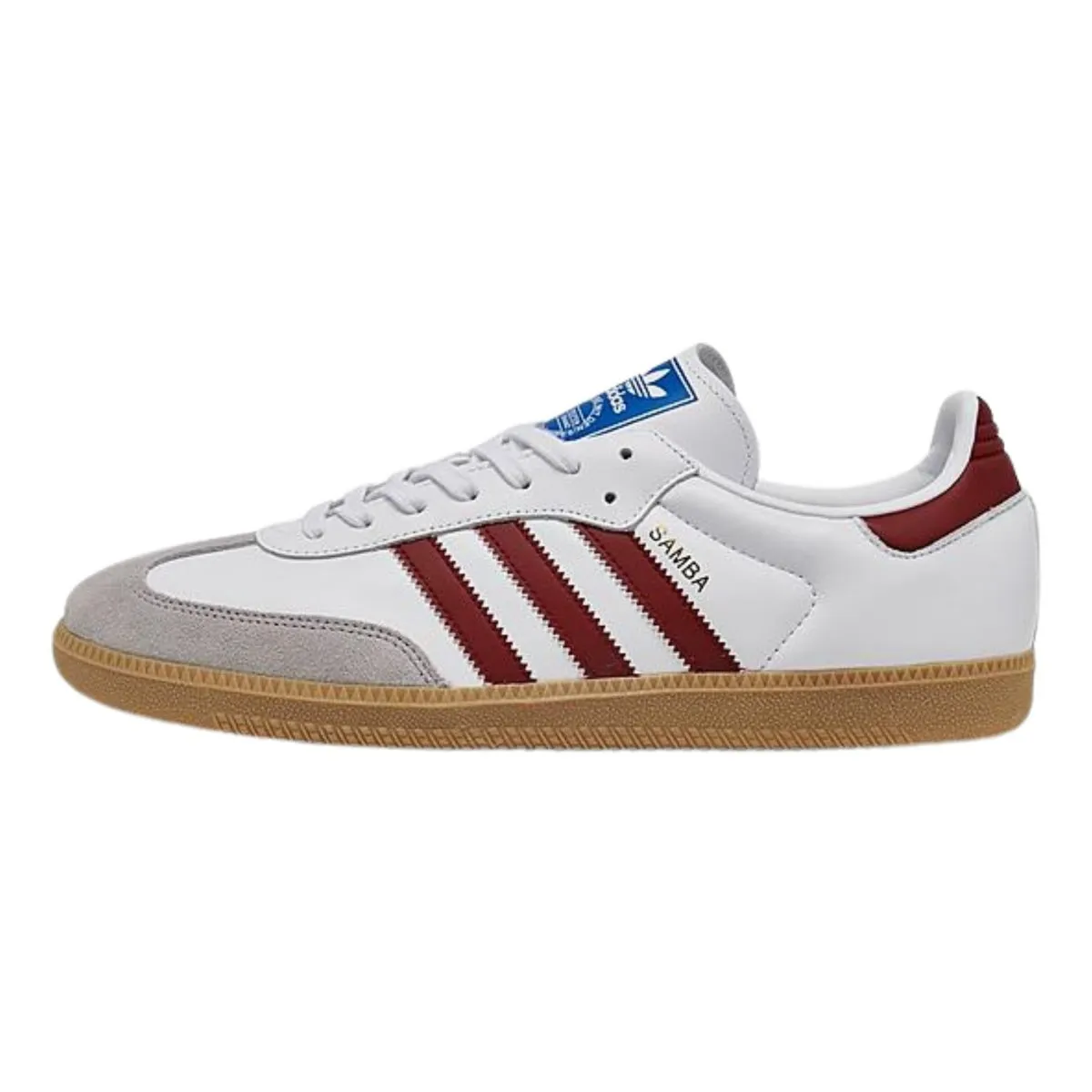 Adidas Men's Samba OG White/Collegiate Burgundy/Gum