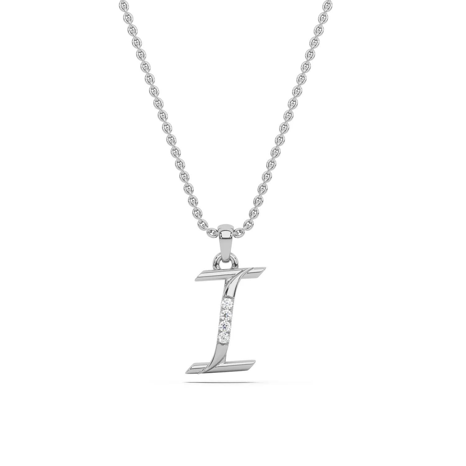 Alphabet I  Unisex Pendant