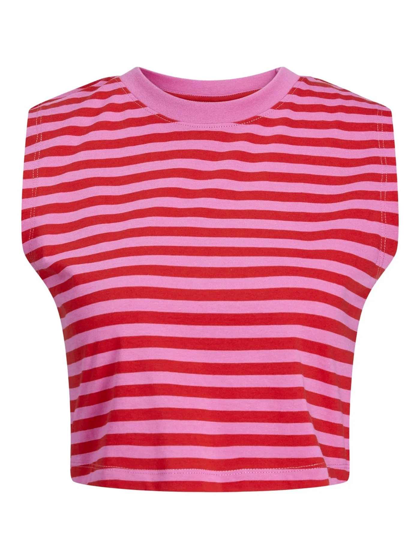 Alvira Crop Stripe T-Shirt