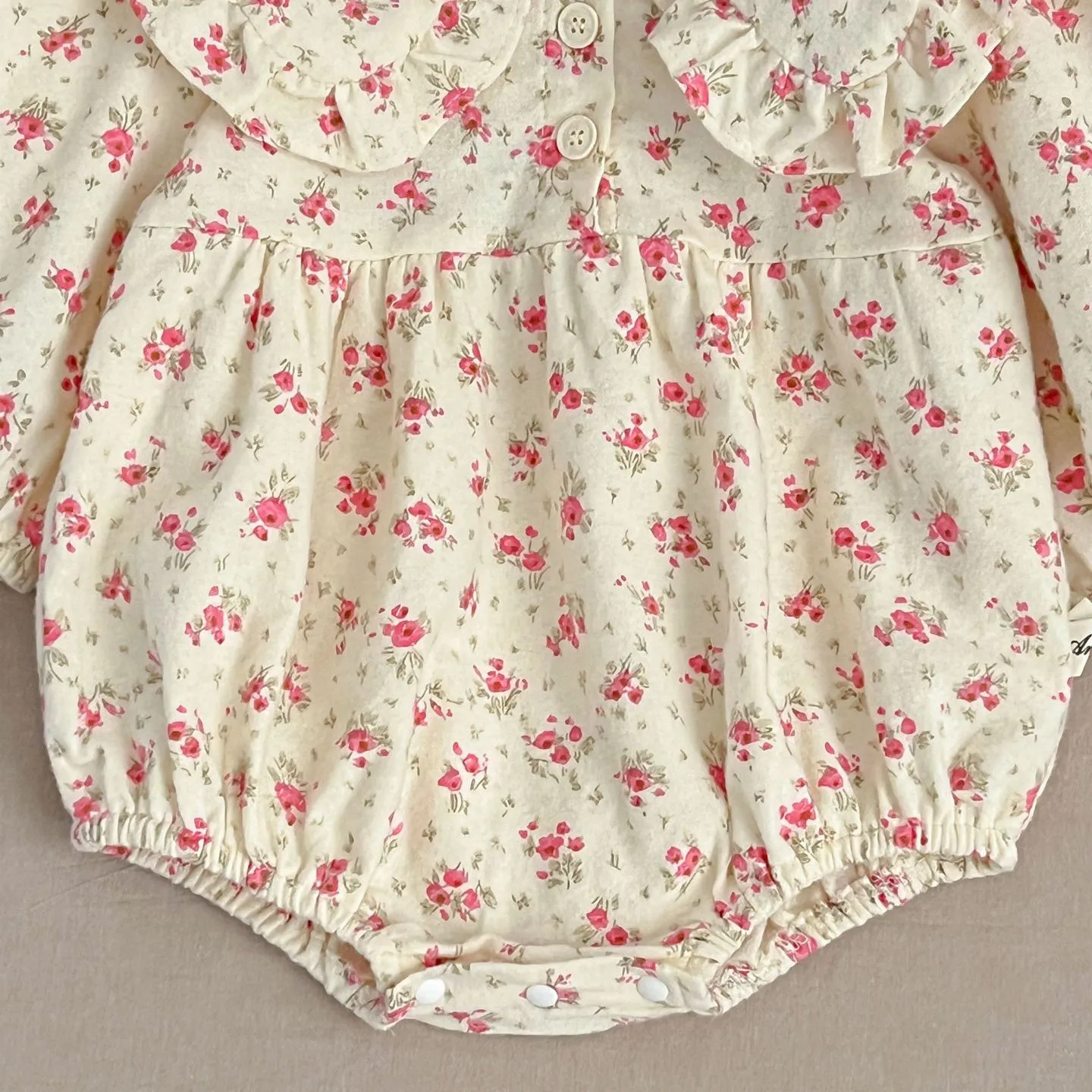 Baby Kid Girls Flower Print Rompers Wholesale 240111161