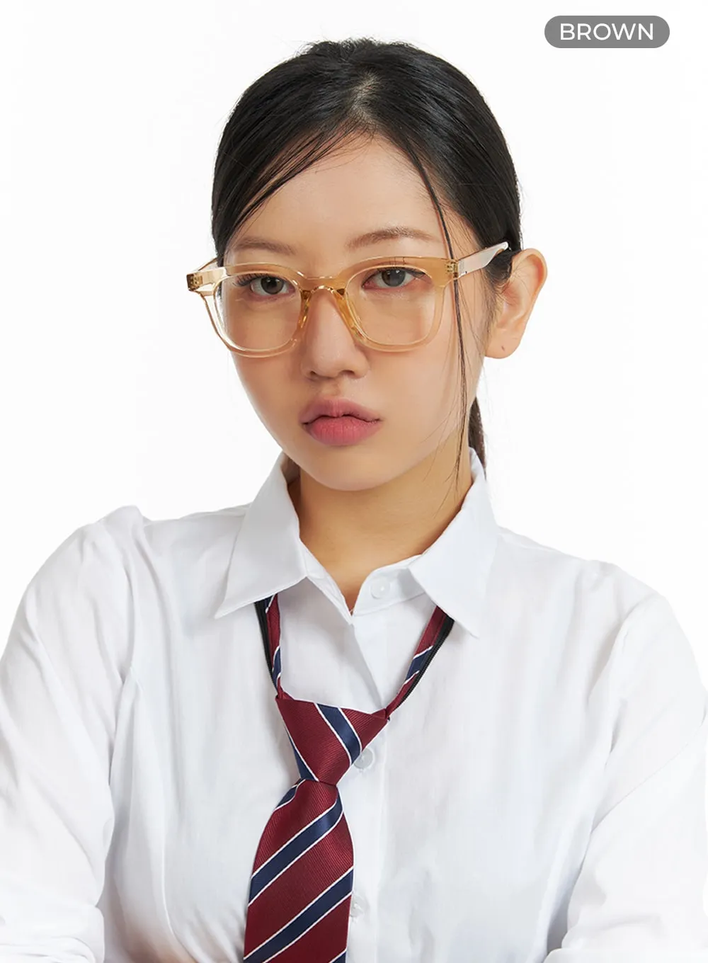 Basic Square Shape Glasses IF421