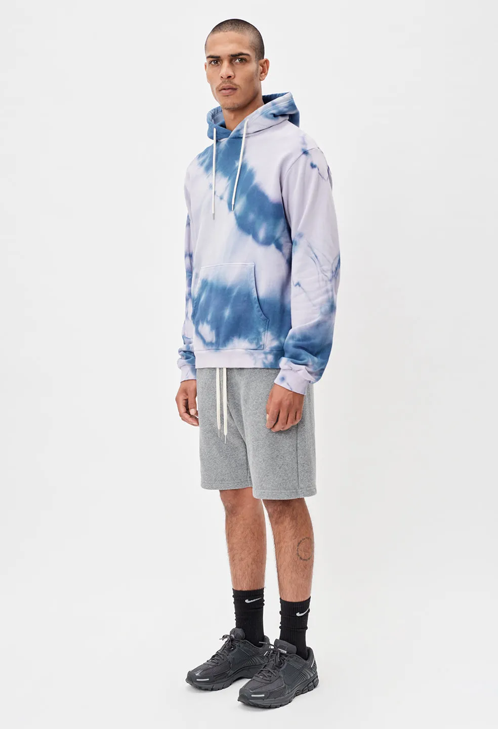 Beach Hoodie / Reflection Tie Dye