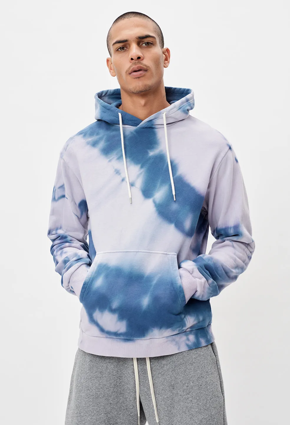 Beach Hoodie / Reflection Tie Dye