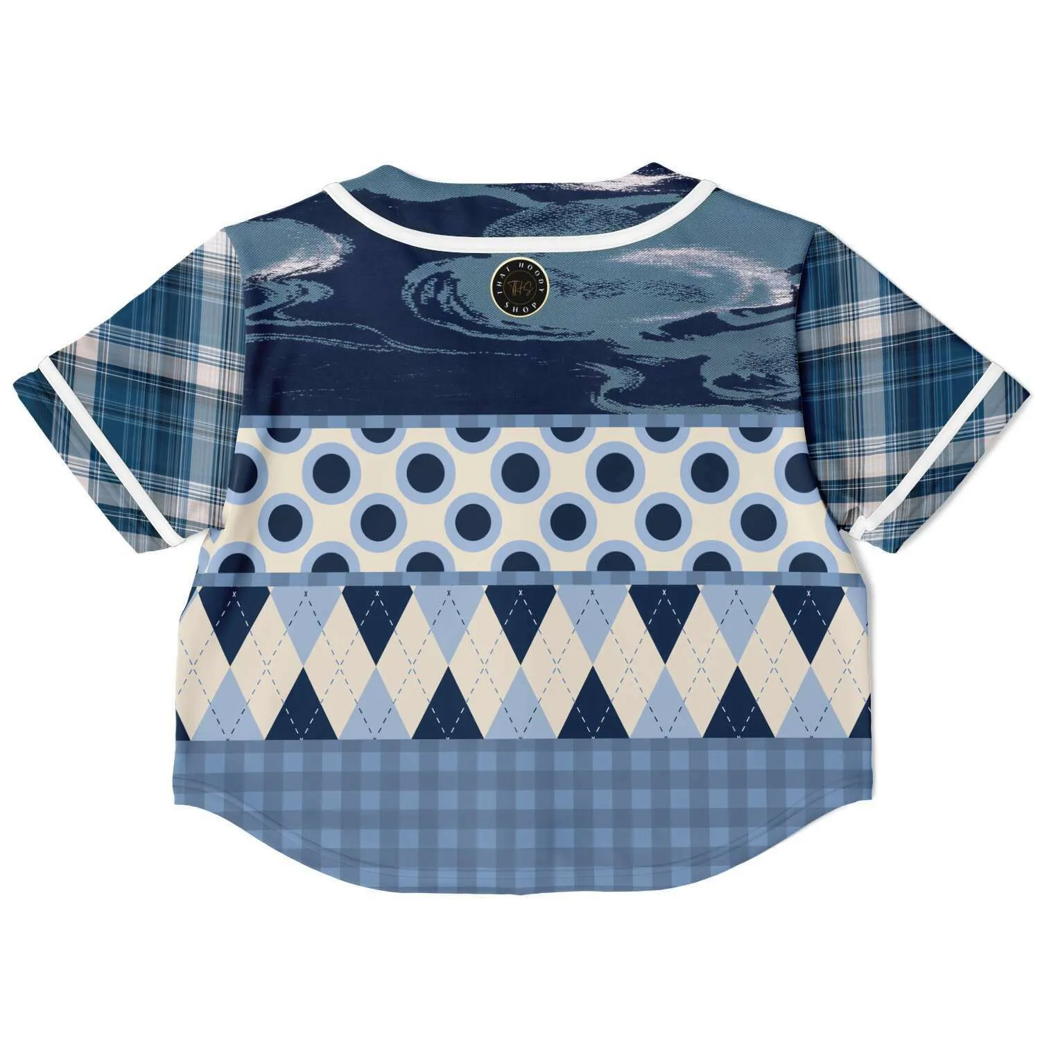 Blueberry Hill Cropped Button Front Jersey