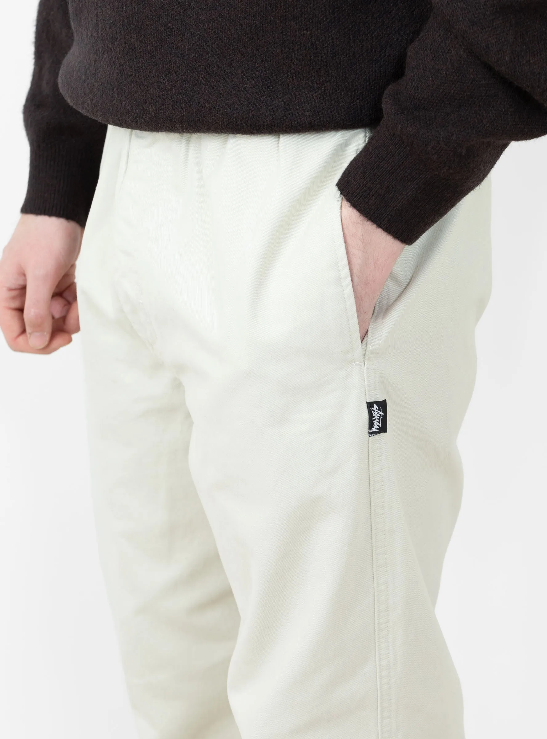 Brushed Beach Pant Bone