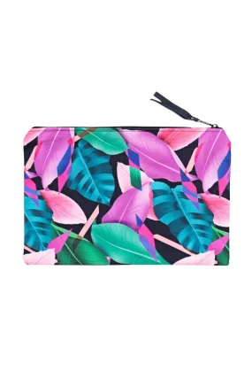 Canvas Workout Pouch - Fiji Garden Print