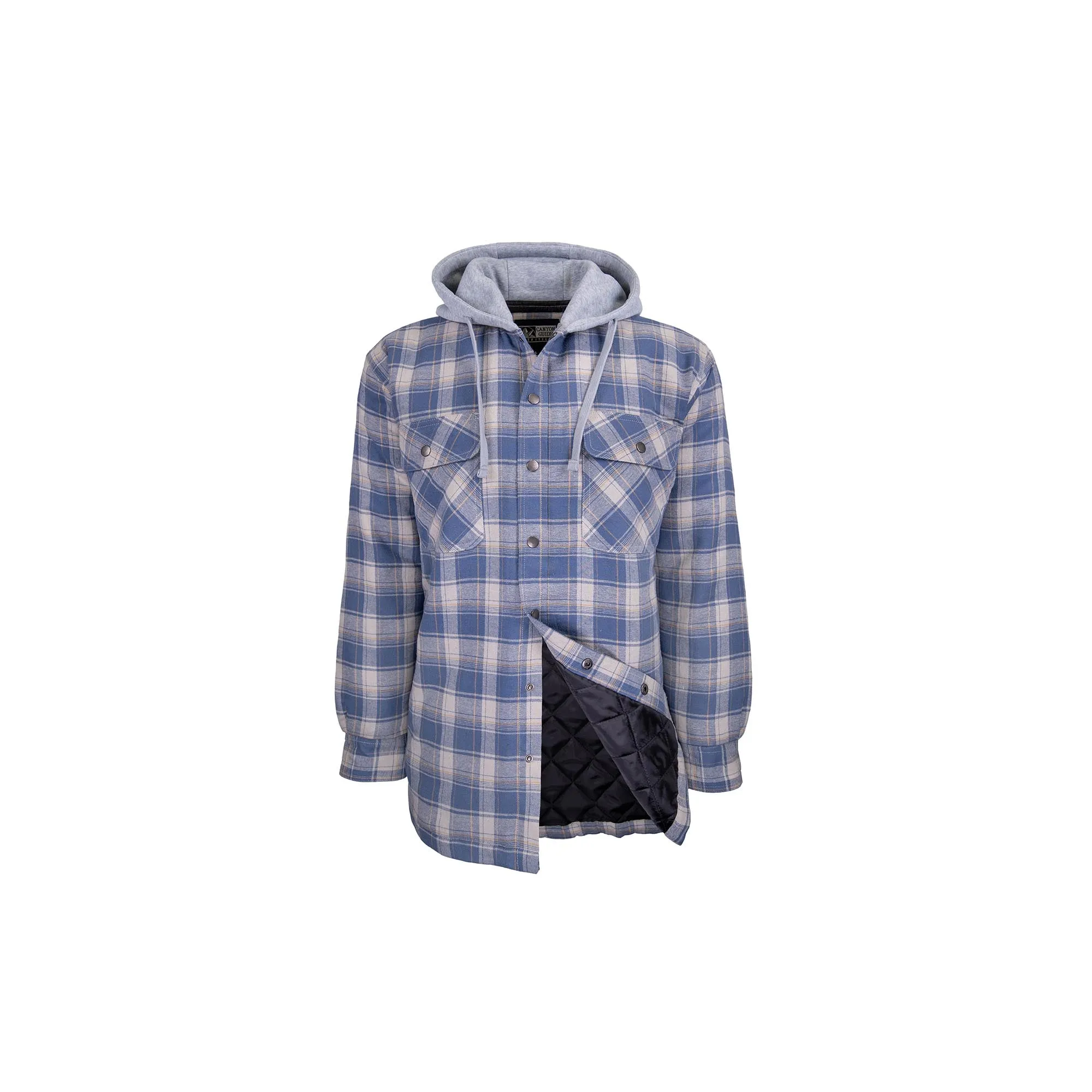 Canyon Guide Providence Hooded Shirt Jacket Denim