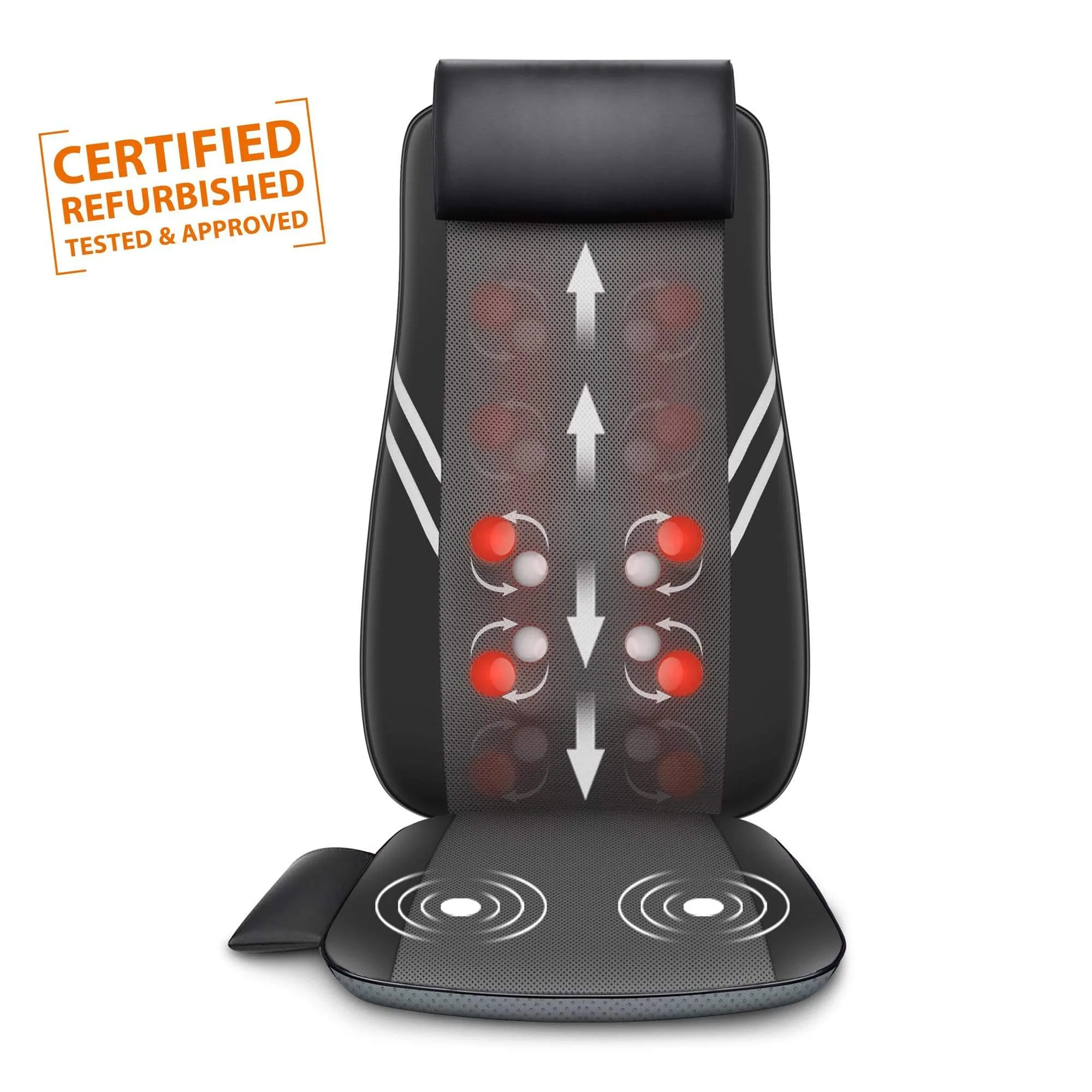 Certified Refurbished - Shiatsu 8 Node Chair Back Massager - 296