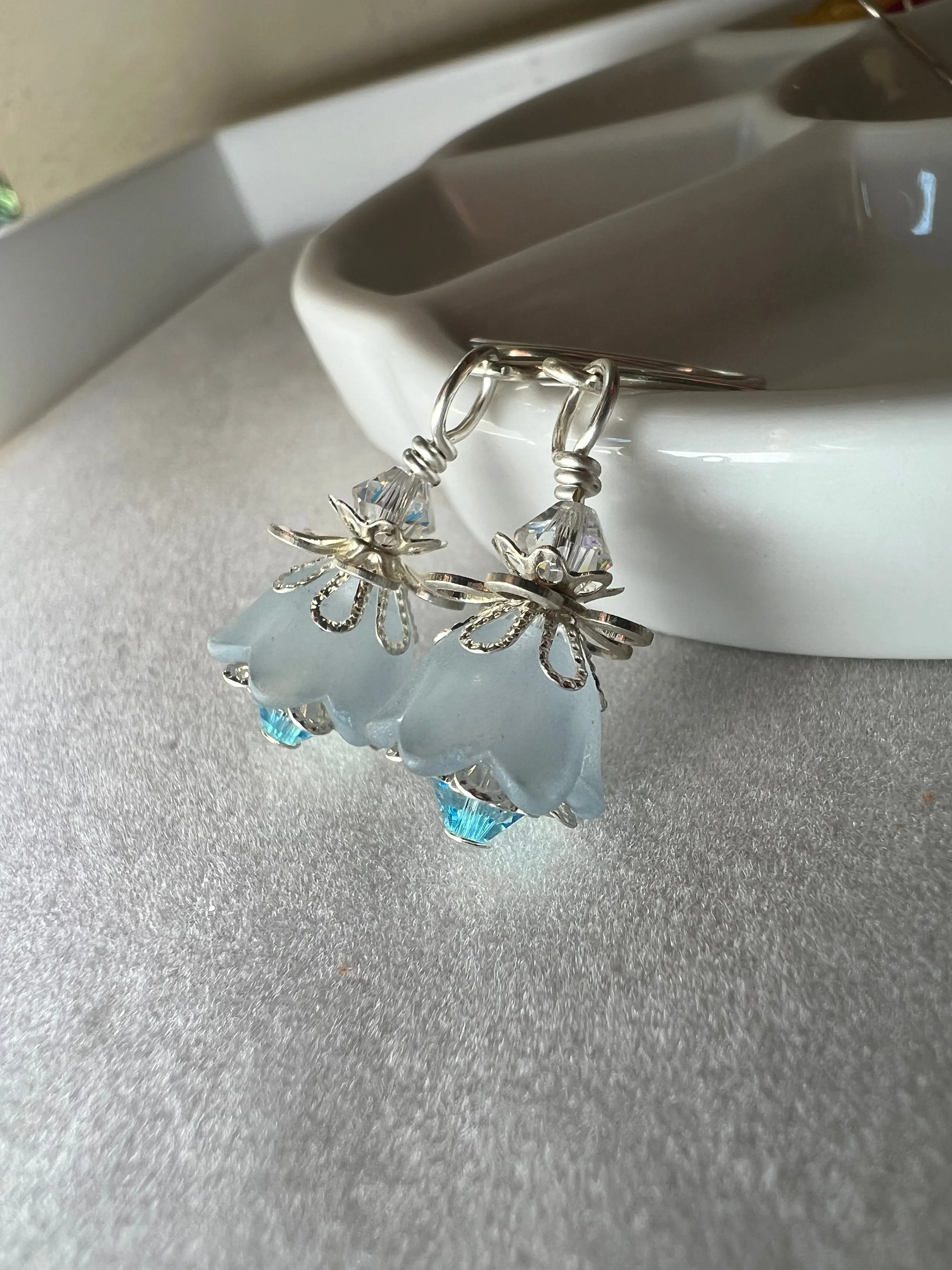 Clearance Flower earrings (mist blossom)