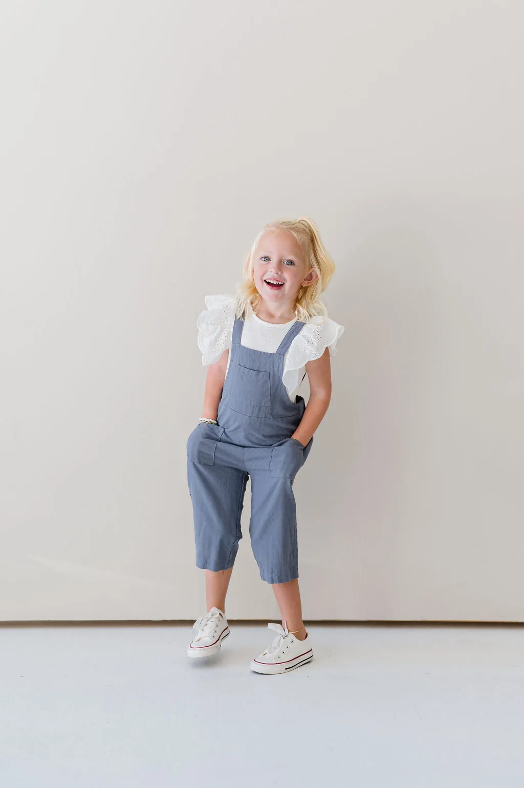 Cody Jumpsuit in Blue - Kids