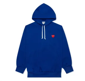 COMME DES GARCONS PLAY HOODIE - BLUE