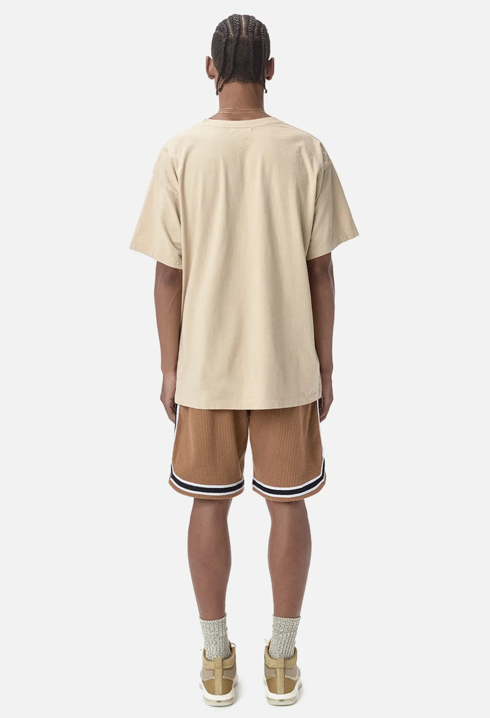 Corduroy Game Shorts / Gold