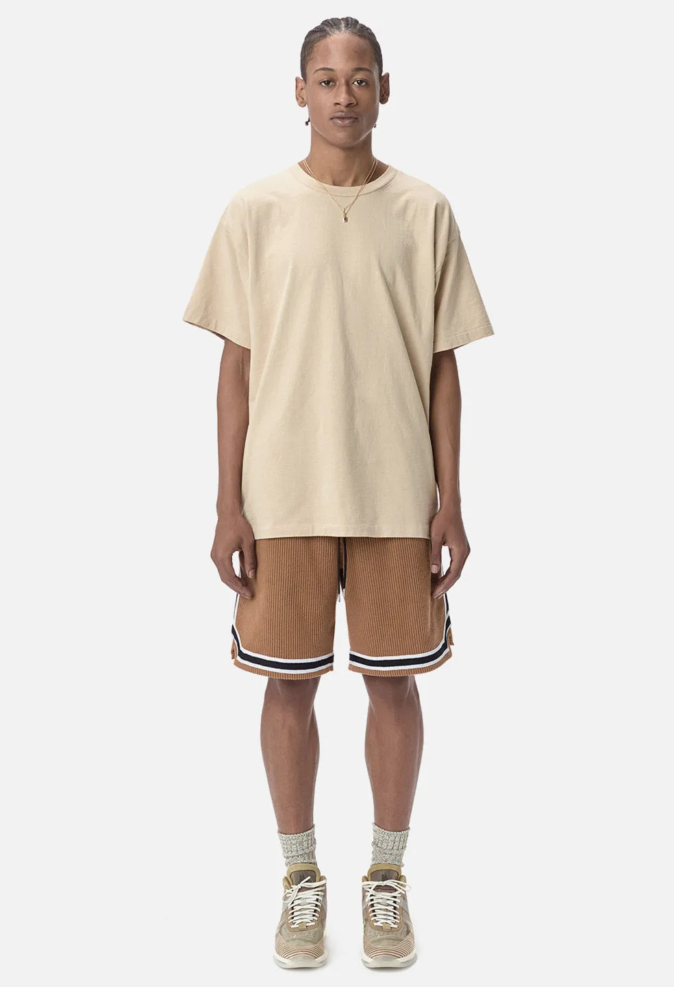 Corduroy Game Shorts / Gold