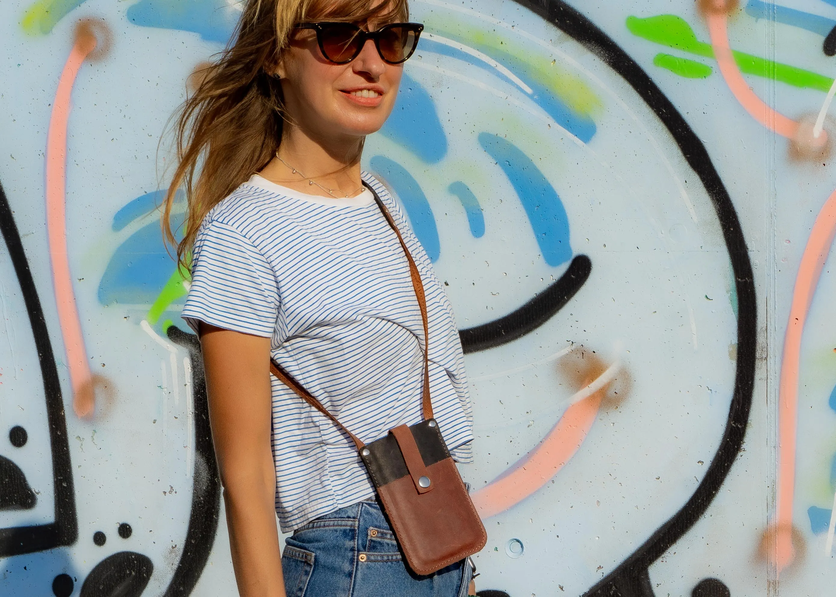 Crossbody Phone Bag | Handcrafted in genuine leather