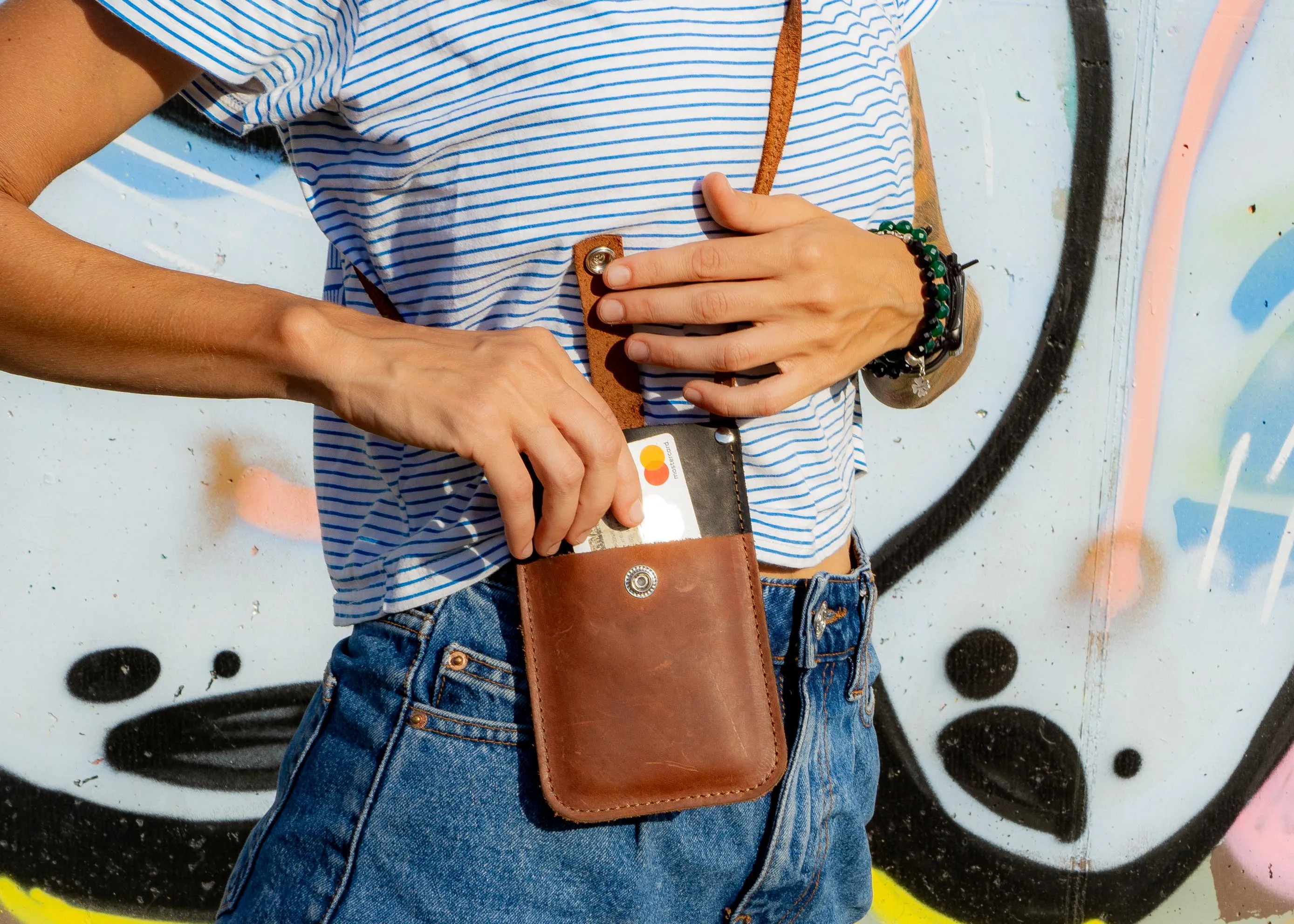 Crossbody Phone Bag | Handcrafted in genuine leather