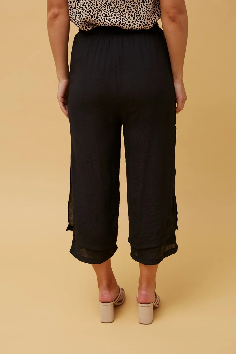 DAMIANA BUTTON DETAIL CULOTTES