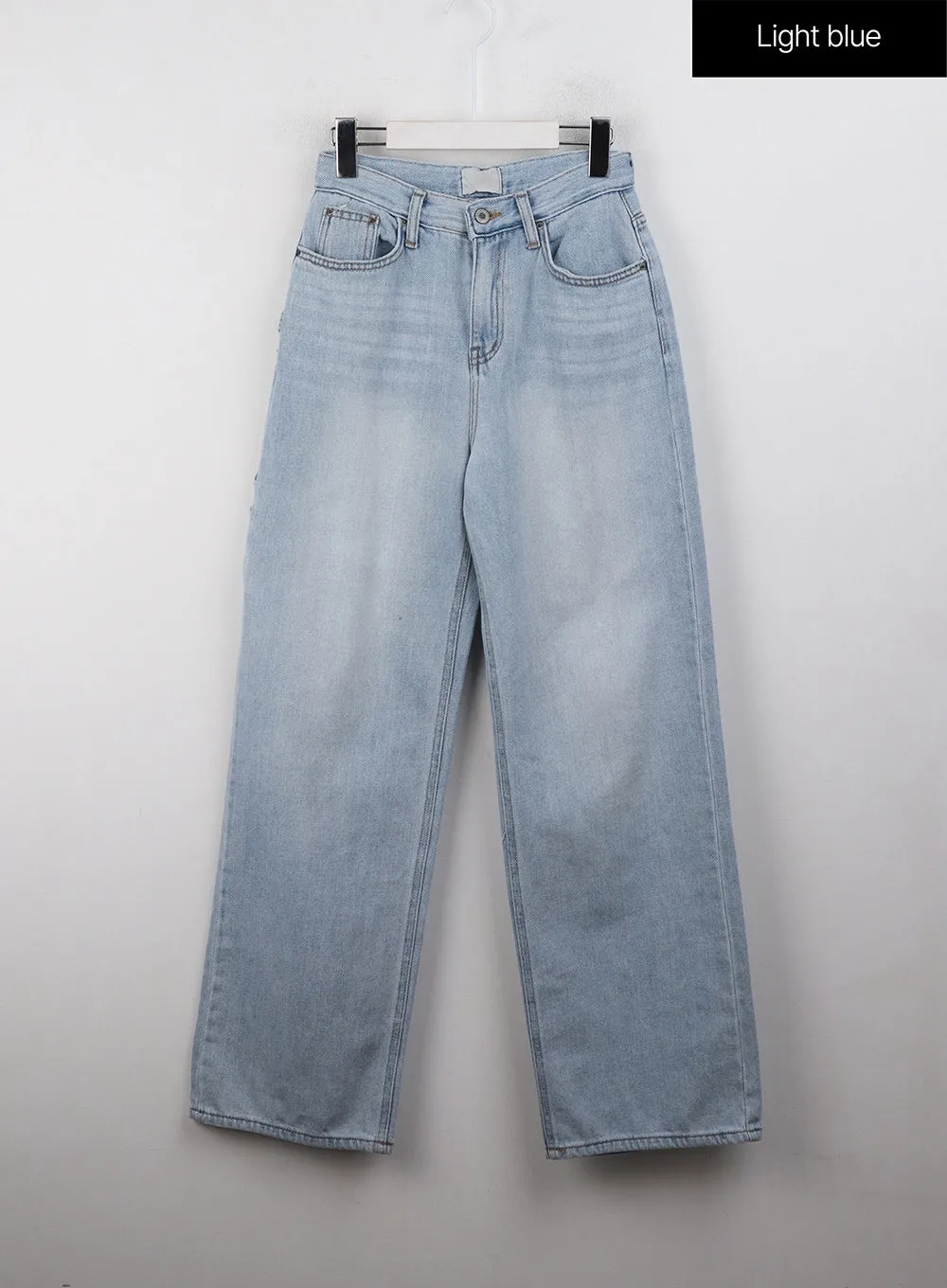 Denim Straight Leg Jeans CJ408