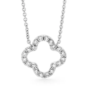 Diamond Clover Necklet