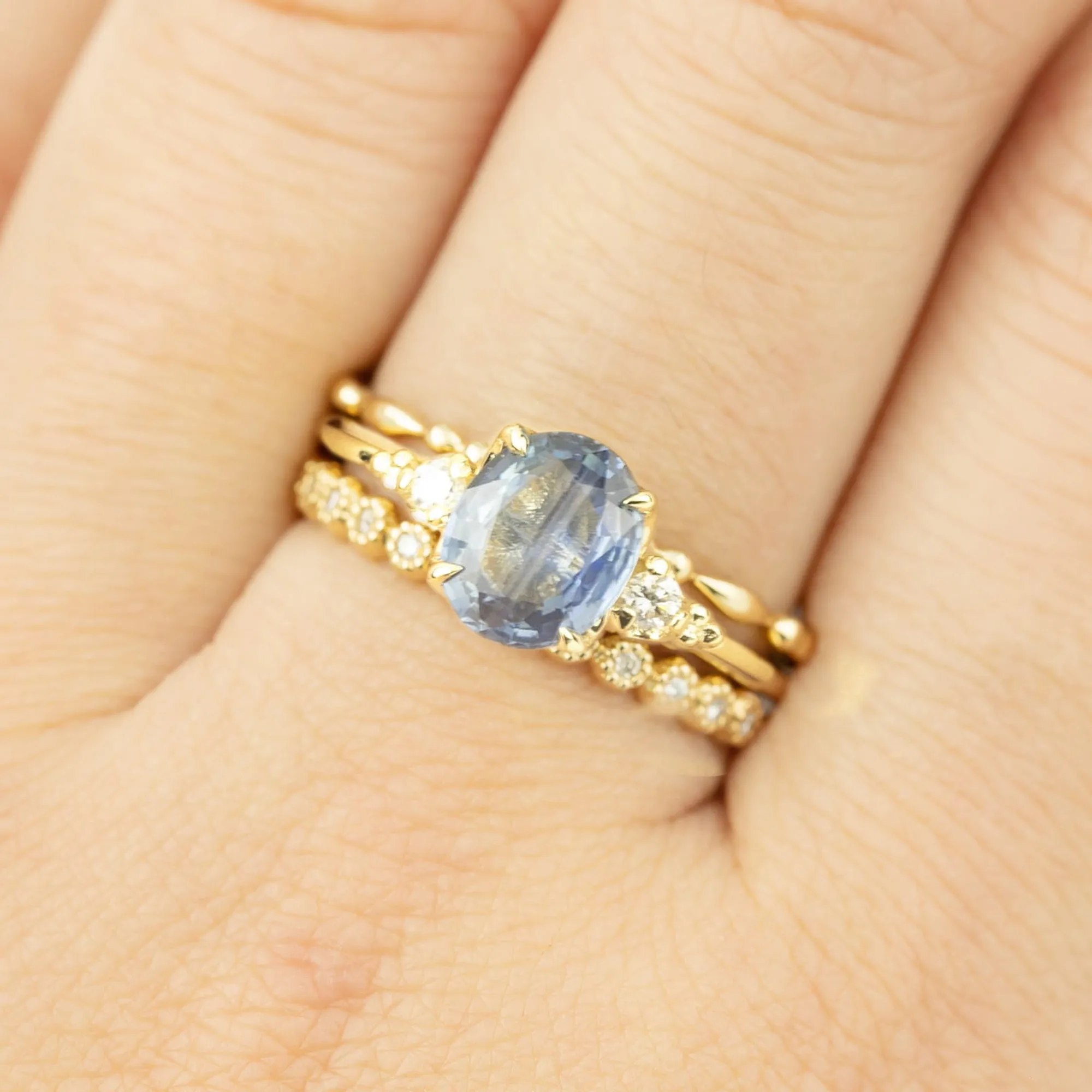 Estel Ring - 1.53ct Blue Sapphire (One of a kind)