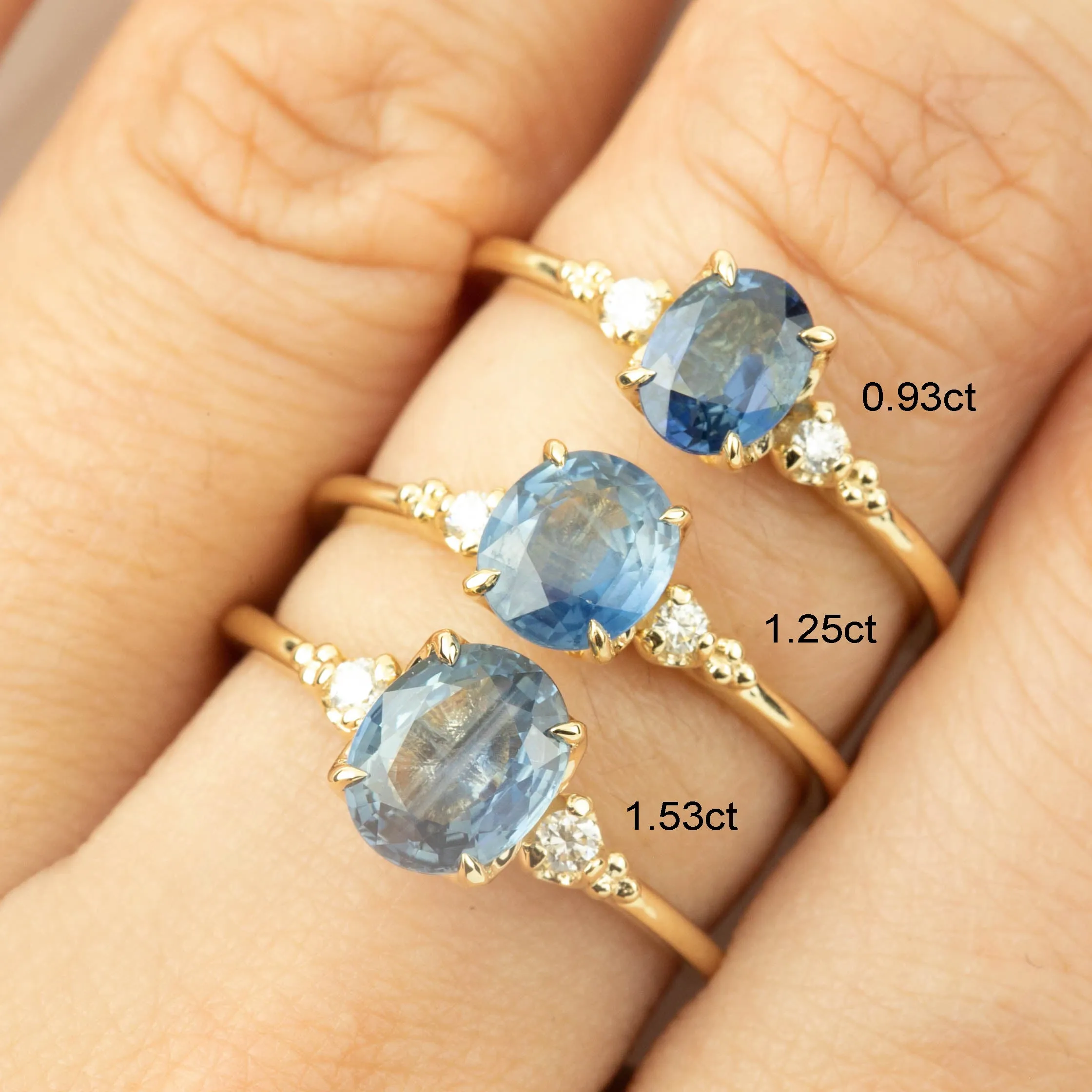 Estel Ring - 1.53ct Blue Sapphire (One of a kind)