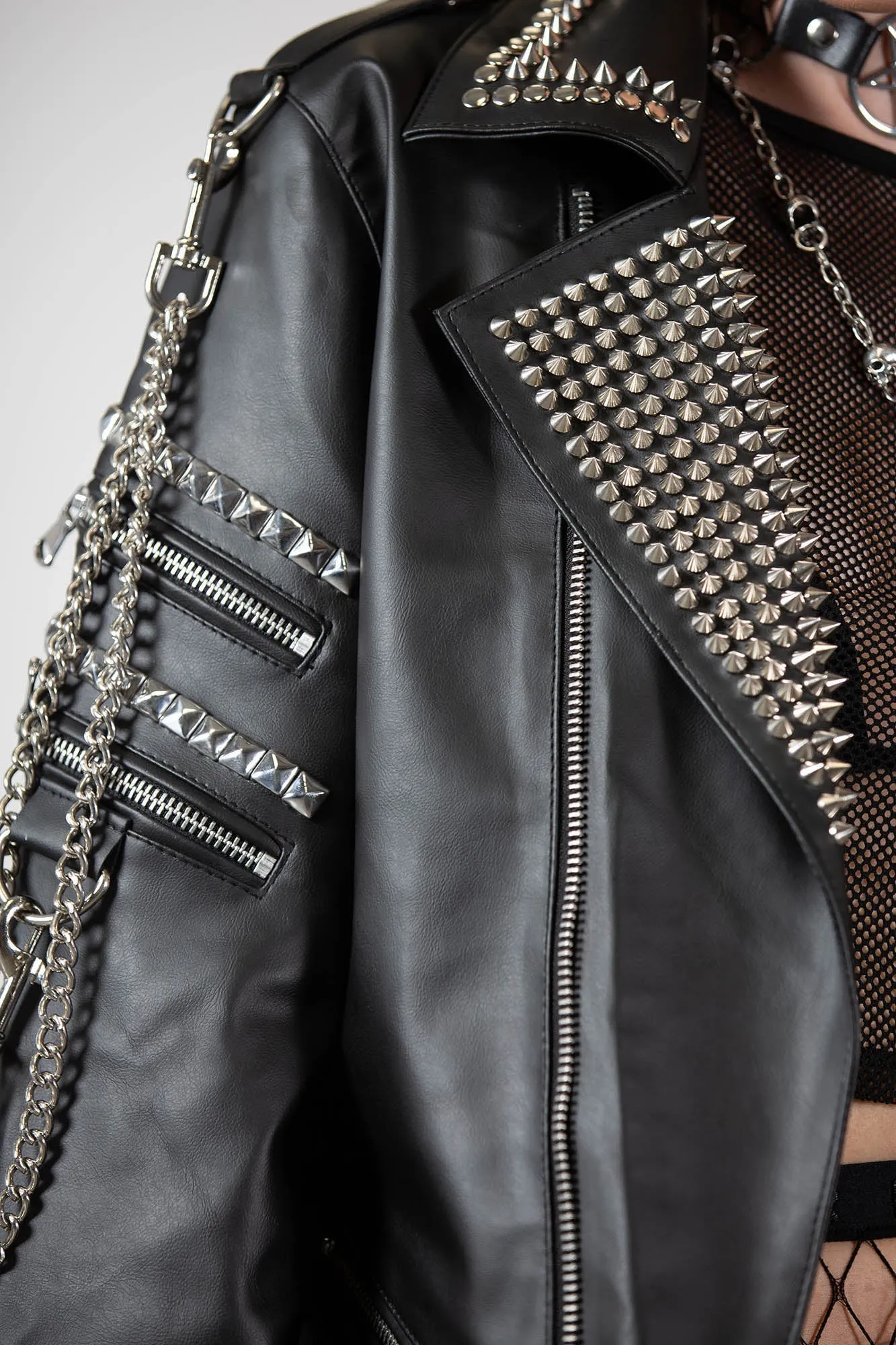 Exhume Me Leather Jacket [FAUX LEATHER] Resurrect