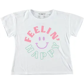 Feelin’ Happy Boxy Crop Top- Girls