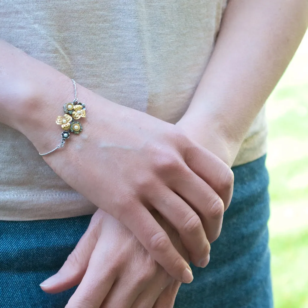 Flower Bouquet Bracelet by Eric et Lydie