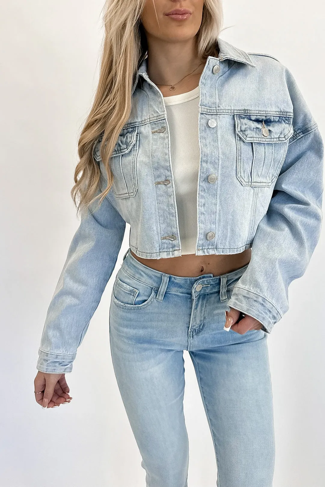 Fort Worth Crop Denim Jacket