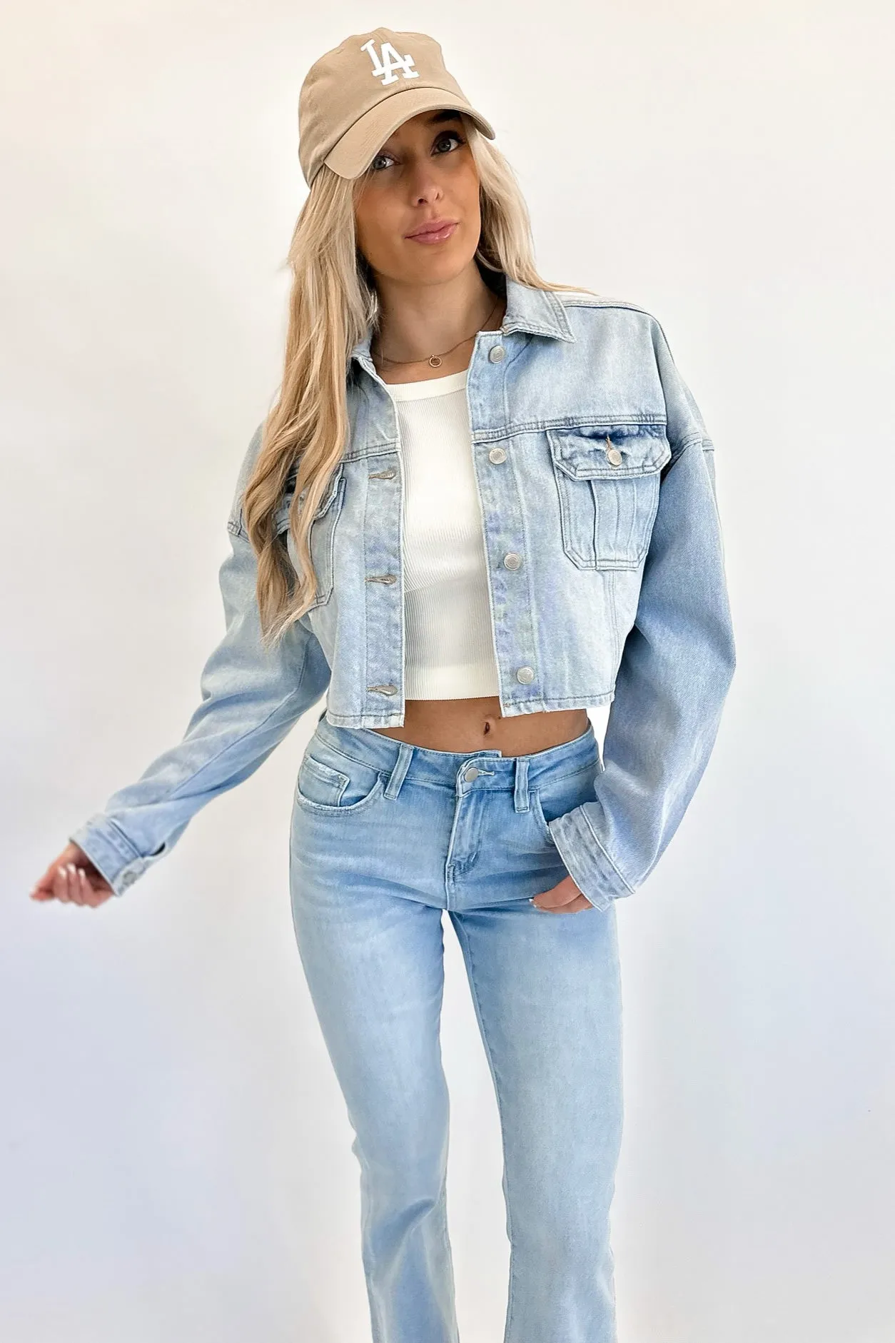 Fort Worth Crop Denim Jacket