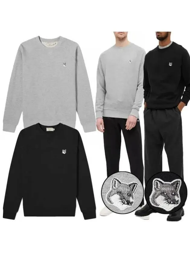 Fox Head Sweatshirt Gray Black GM00333KM0002 270410 1018358