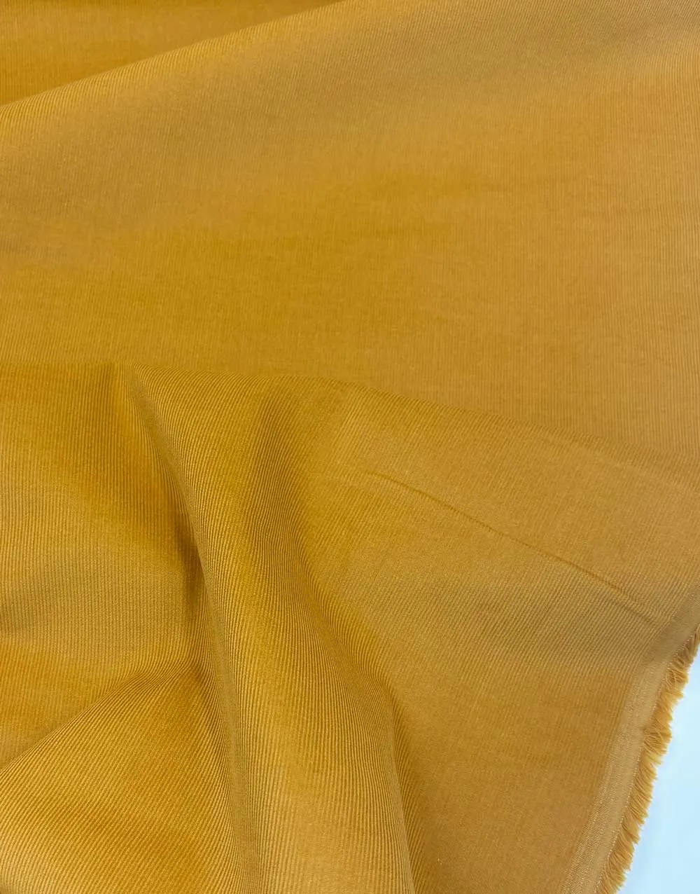 Gold Cotton 21 Wale Cotton Needlecord Fabric