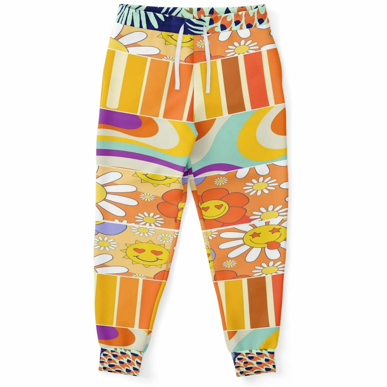 Happy Valley Retro Floral Eco-Poly Joggers