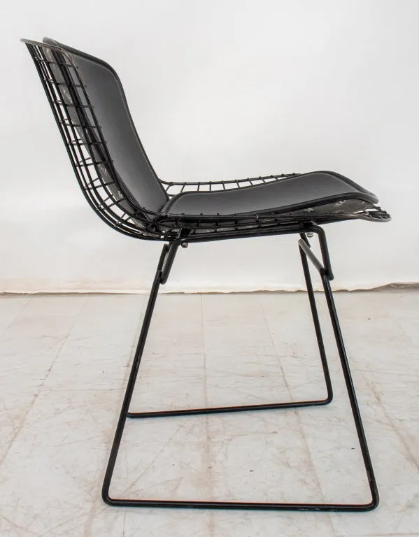 Harry Bertoia for Knoll Black Wire Chair