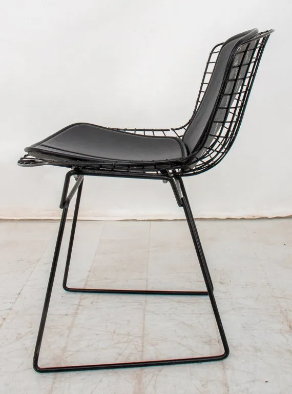 Harry Bertoia for Knoll Black Wire Chair