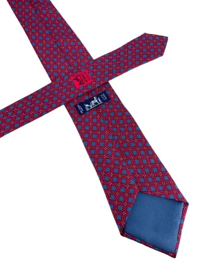 HERMES Silk Classic Men's Silk Neck Tie