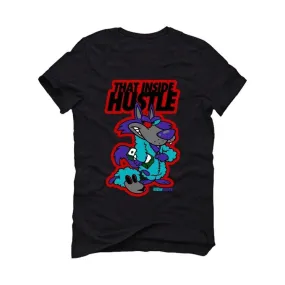 Jordan 5 Retro Top 3 2020 Black T-Shirt (That inside hustle)