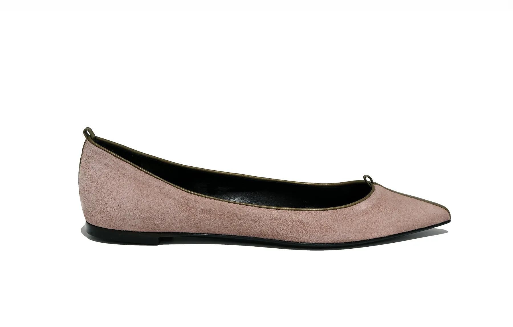 JULIE SHOE SUEDE ROSE