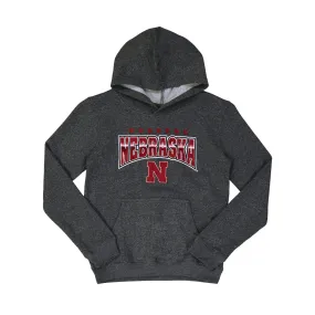 Kids' (Junior) Nebraska Cornhuskers Chromed Out Hoodie (KZ8ALLFR 77)