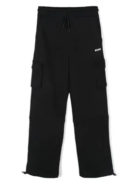 Kids Logo Cargo Pants Black