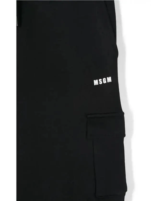 Kids Logo Cargo Pants Black