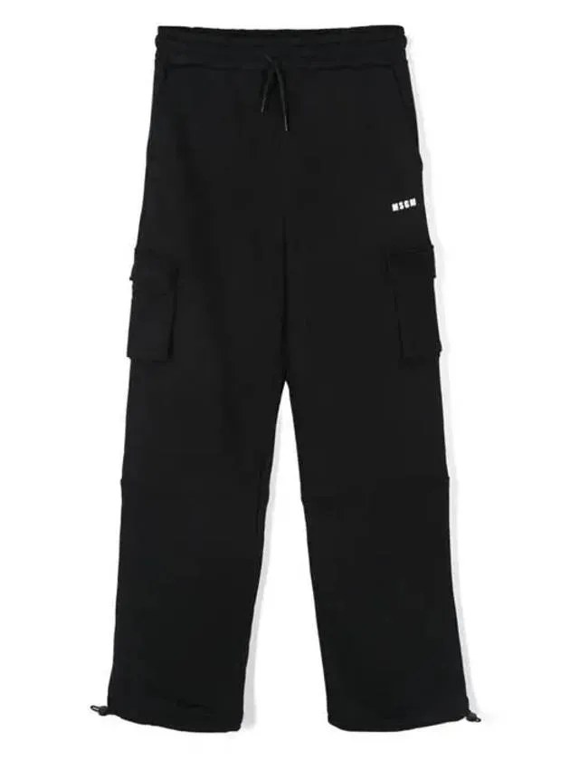 Kids Logo Cargo Pants Black