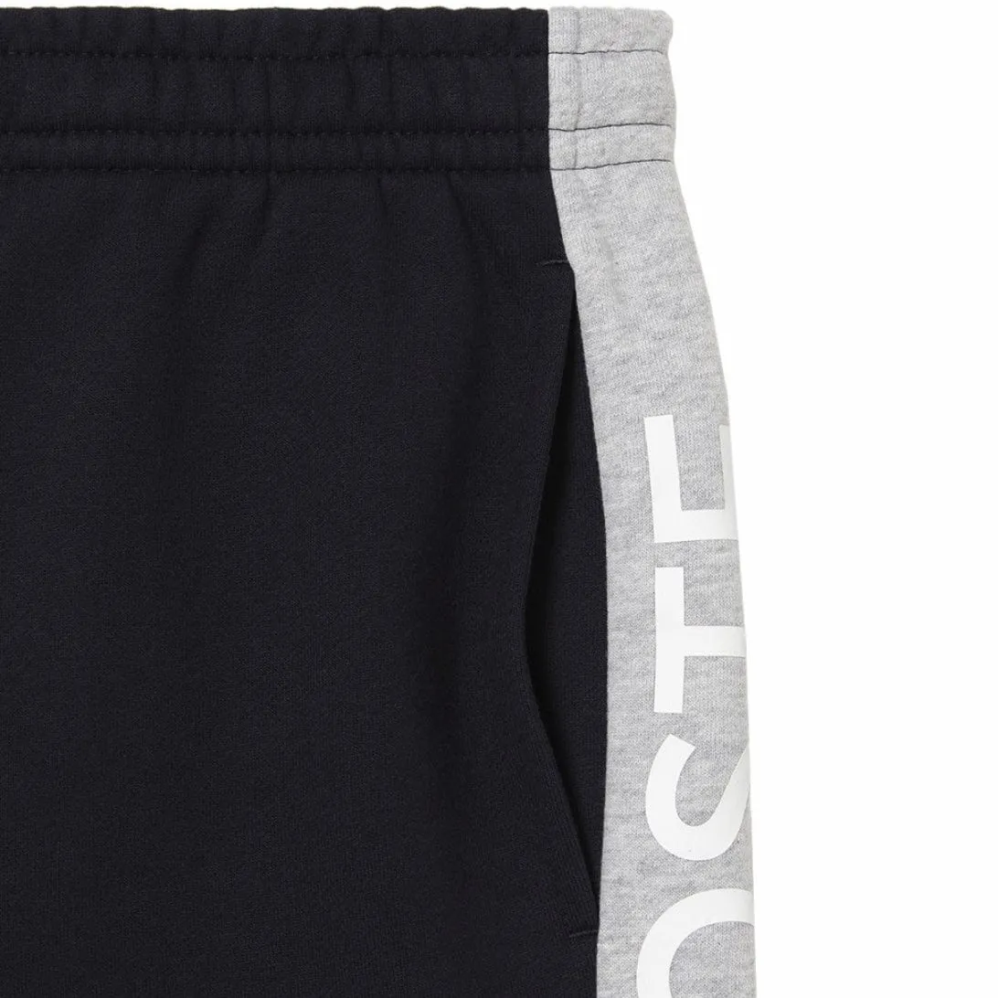 Lacoste Brushed Fleece Side Logo Short (Navy Blue/Grey Chine) GH8368-51