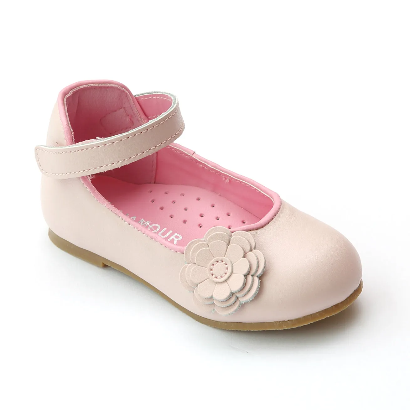 L'Amour Girls Special Occasion Camellia Flats