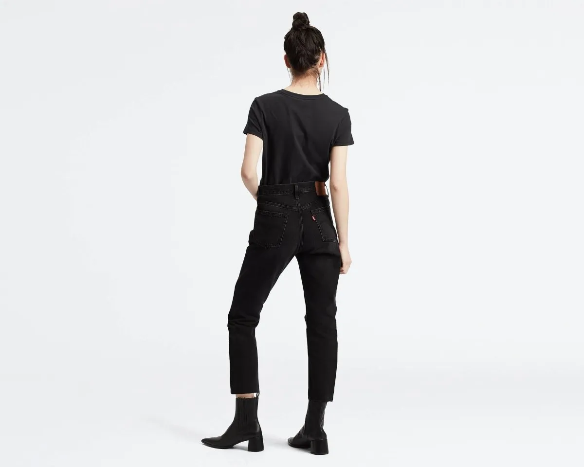 Levi’s 501 Crop Black sprout jeans