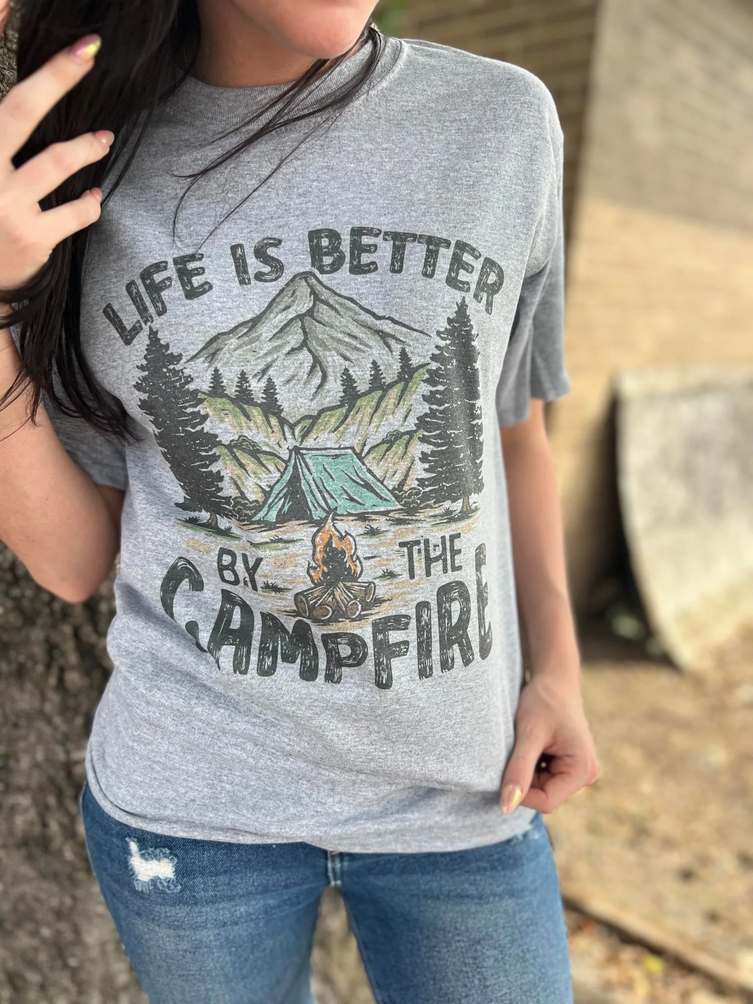 Life is Better by the Campfire Tee