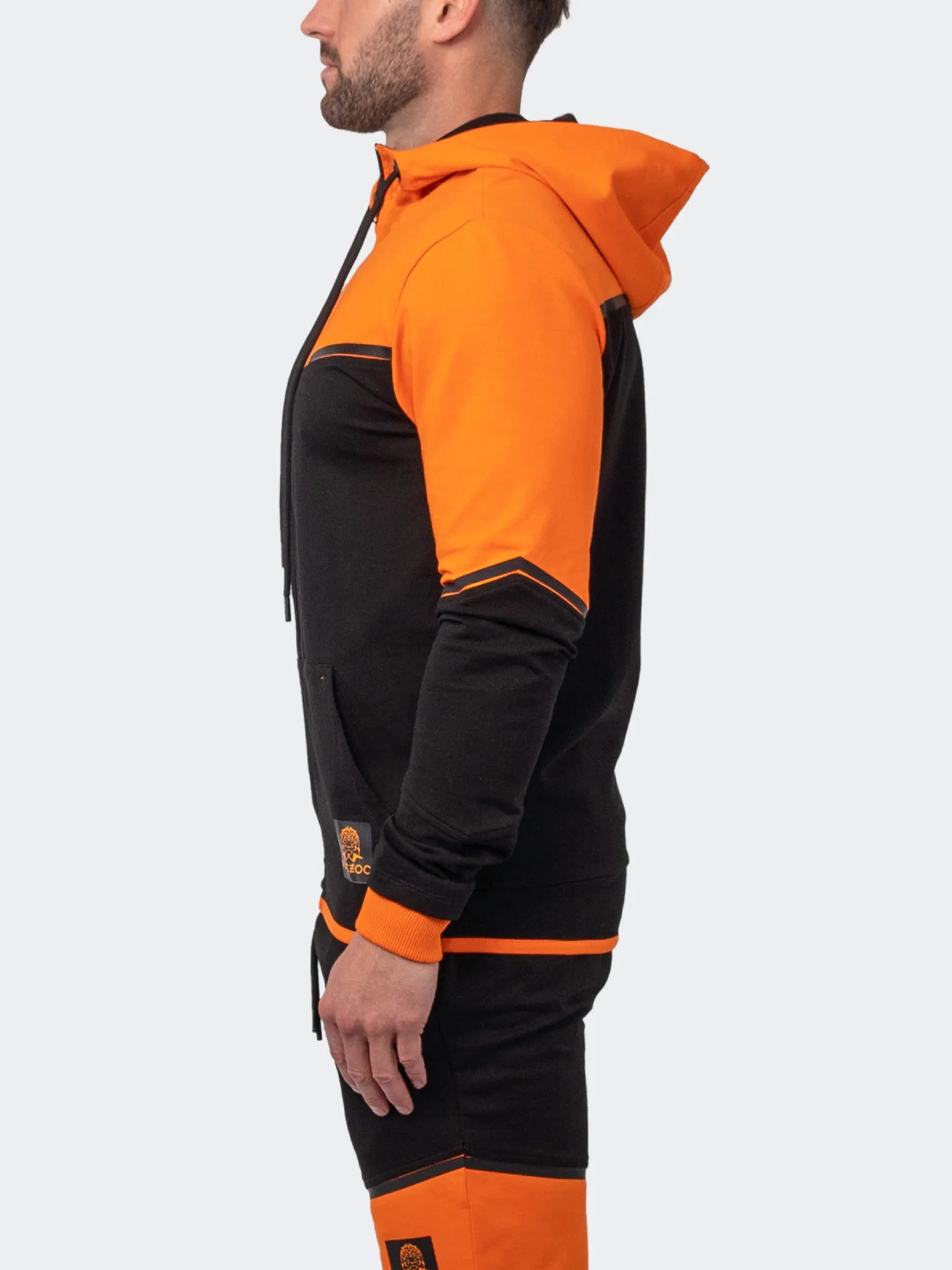 Maceoo Athleisure | Hoodie Exploration Orange