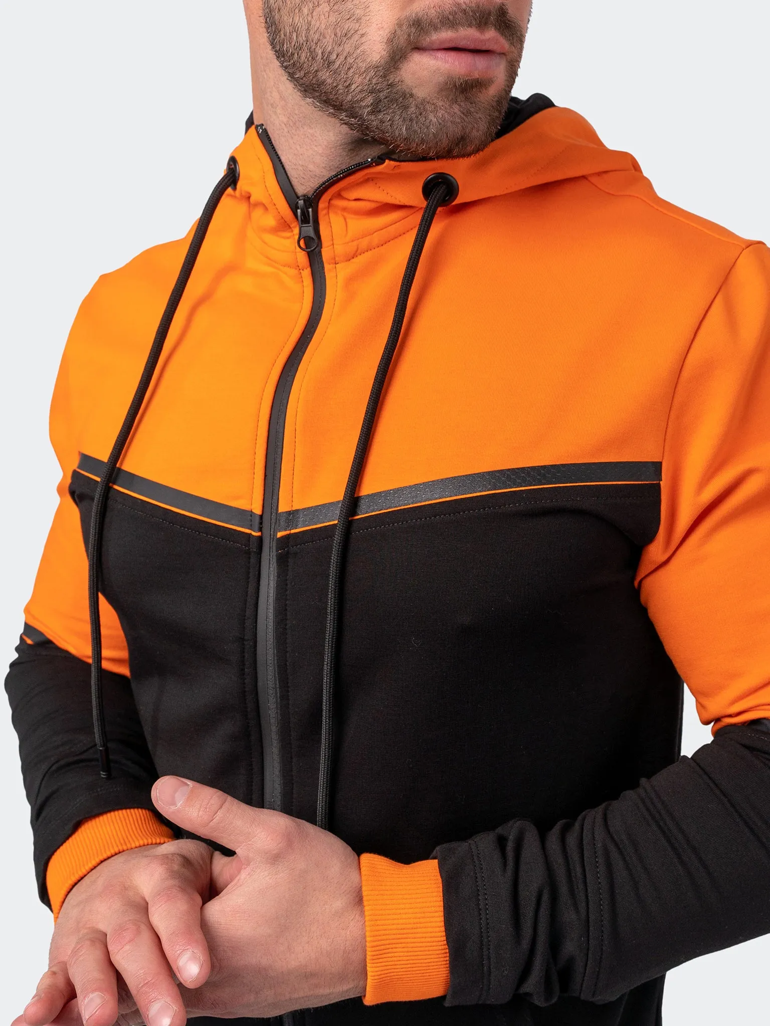 Maceoo Athleisure | Hoodie Exploration Orange