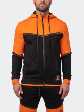 Maceoo Athleisure | Hoodie Exploration Orange